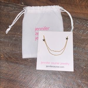 NEW Jennifer Zeuner Double Star Necklace fabfitfun